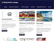 Tablet Screenshot of dernier-voyage.com